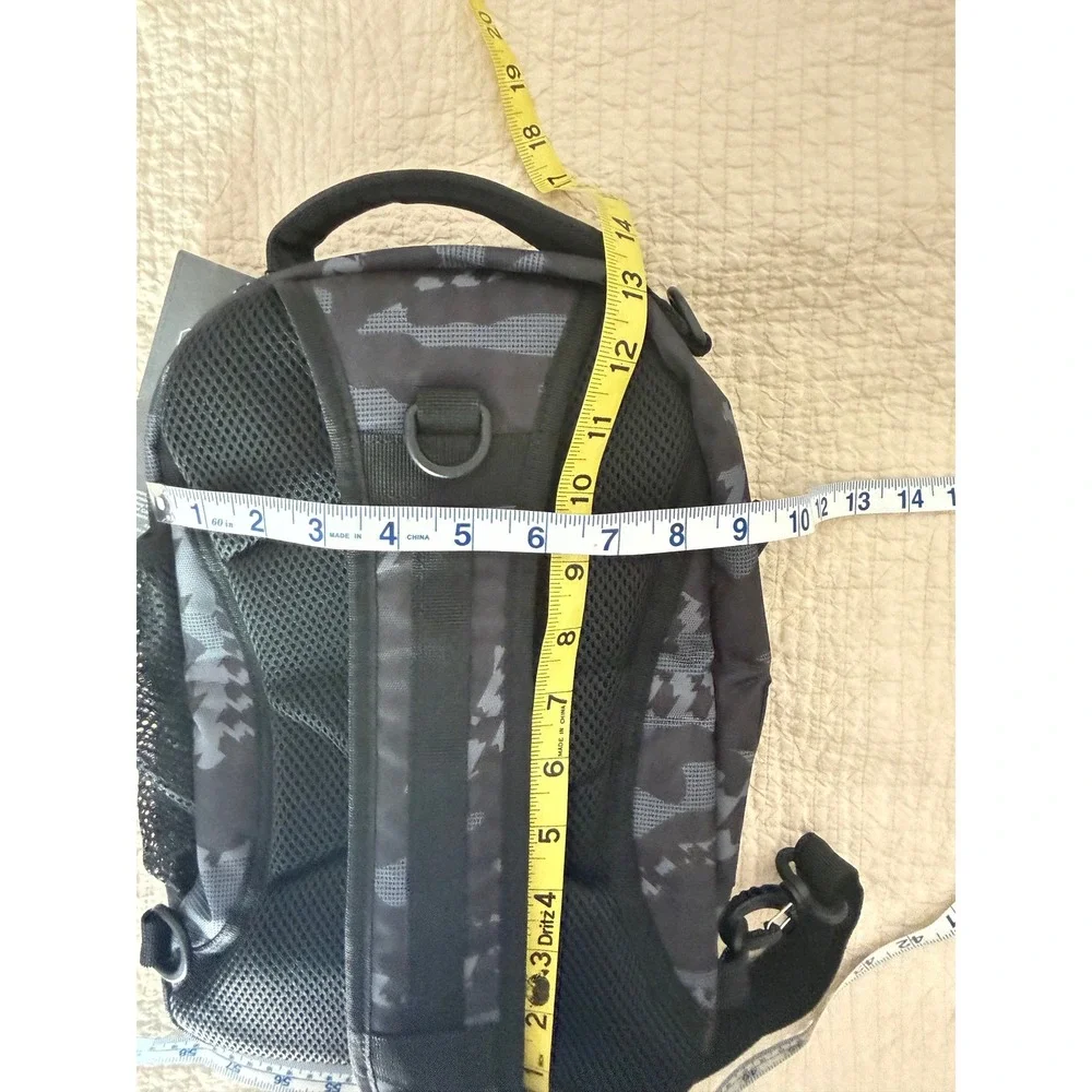 KastKing BaitSpace Fishing Sling Backpack Black Camo Tackle Bag NWT
